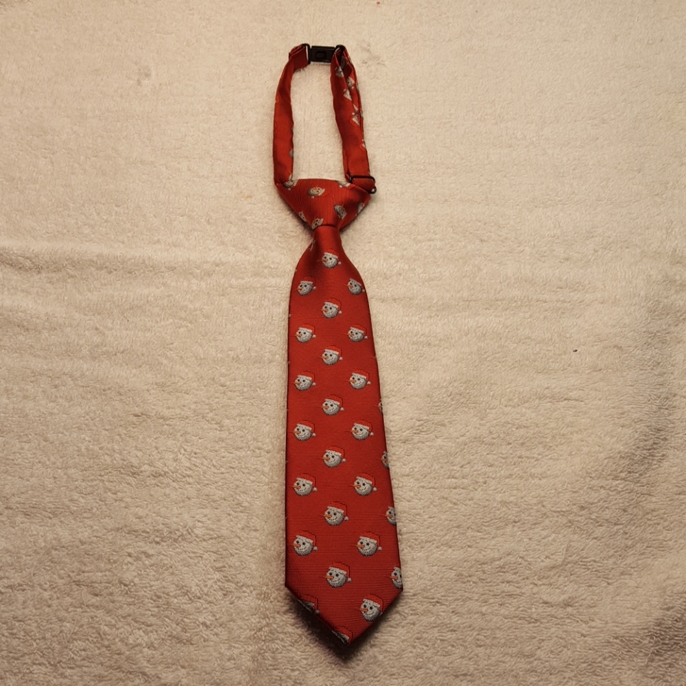 Frosty head adjustable kids tie